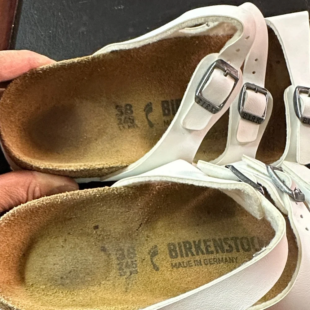Birkenstock White Sandals